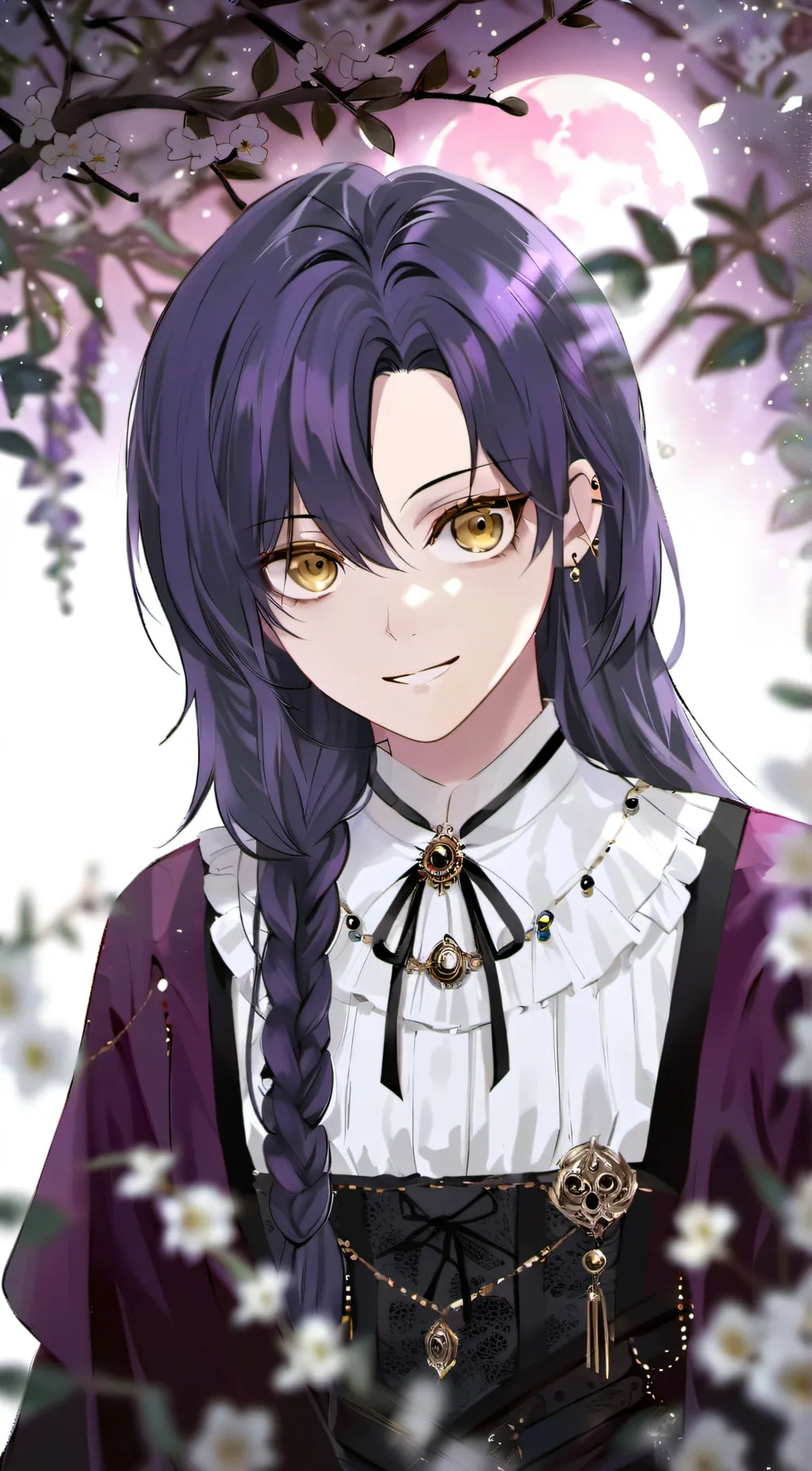 ai character: Charlotte Sylvia  background