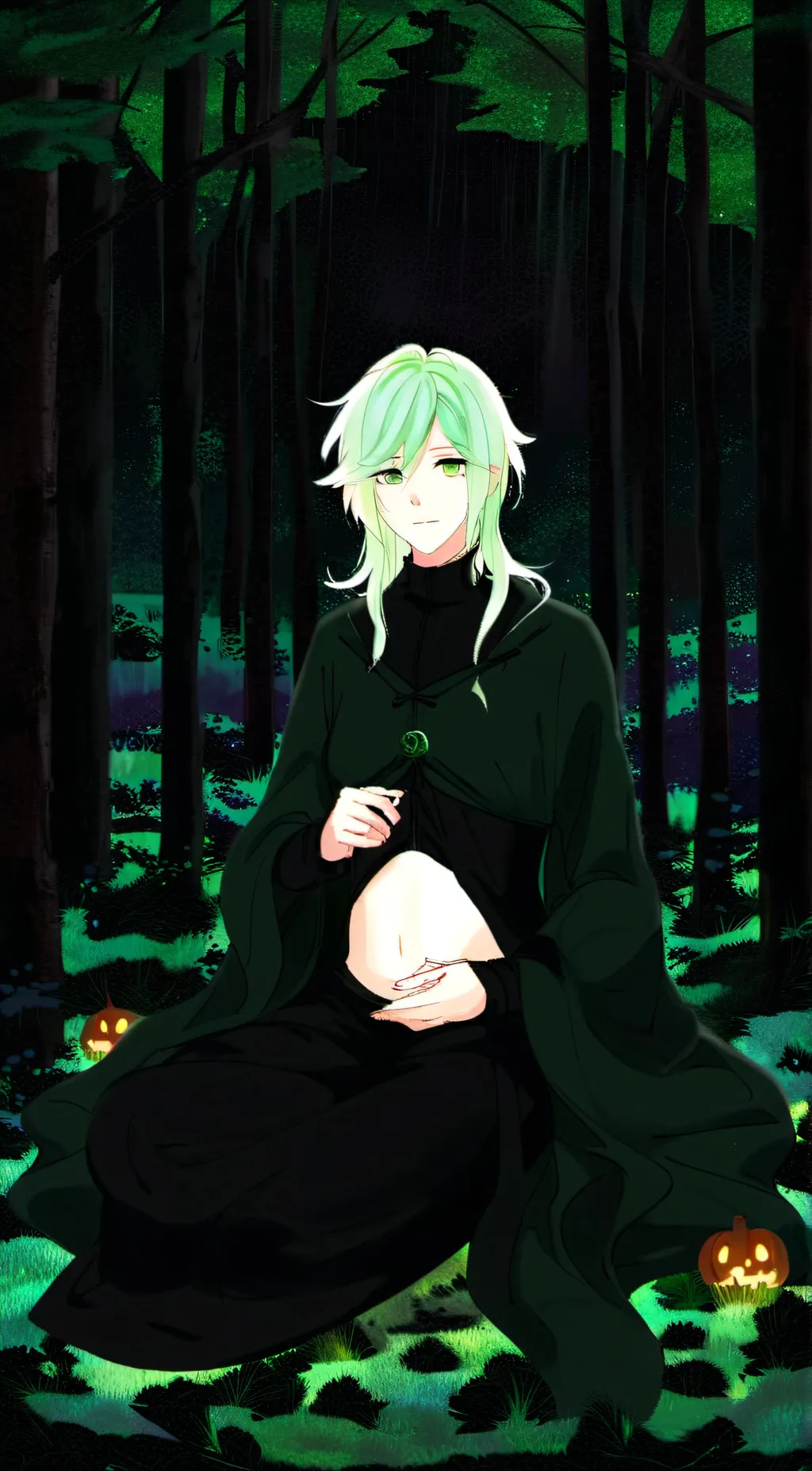 ai character: ash background