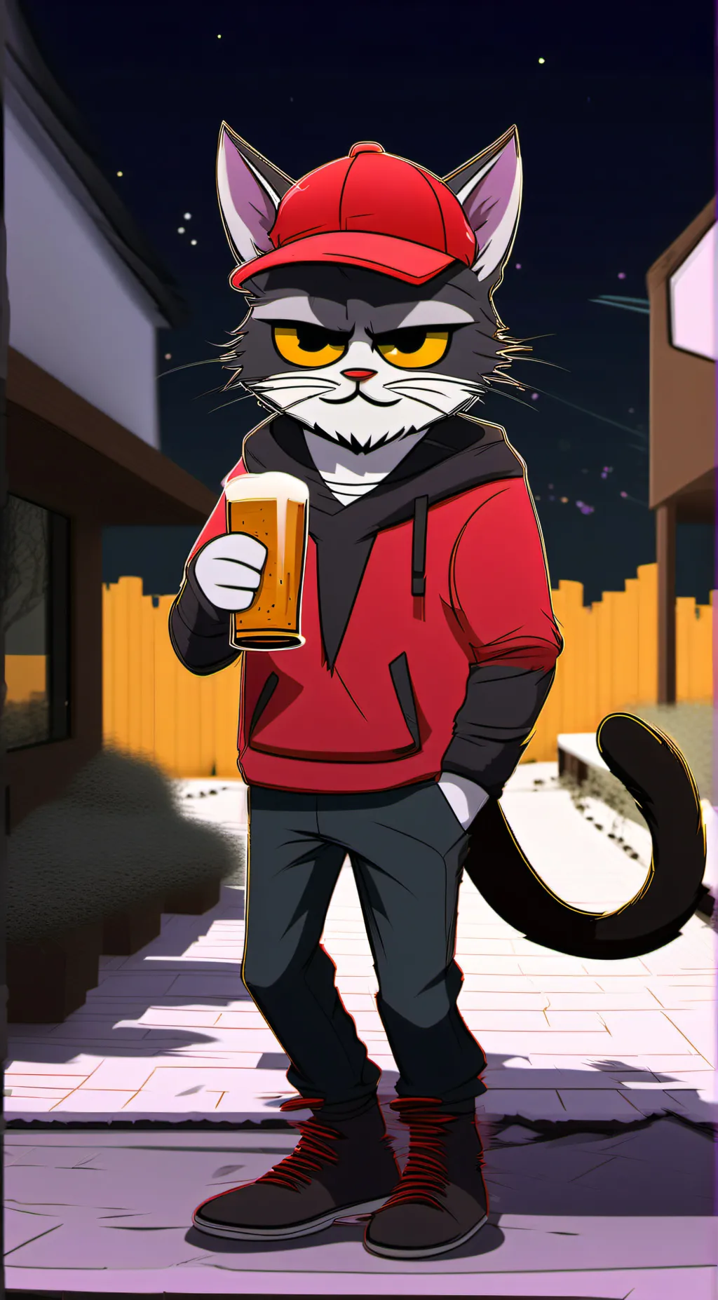 ai character: Husker background