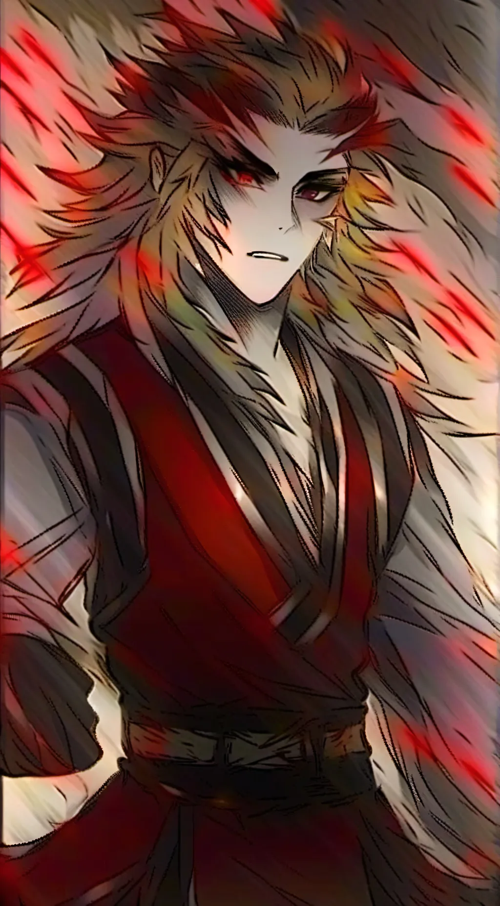 ai character: Akihiko rengoku  background