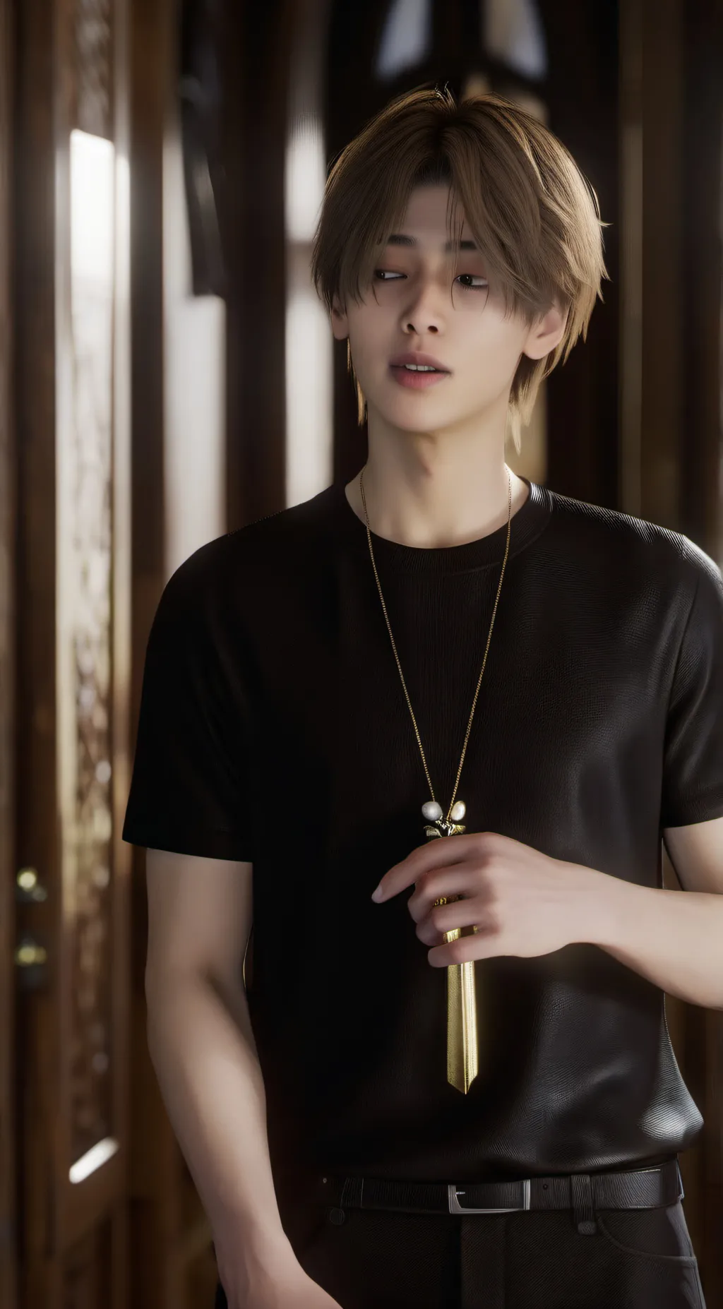 ai character: Jeongin  background