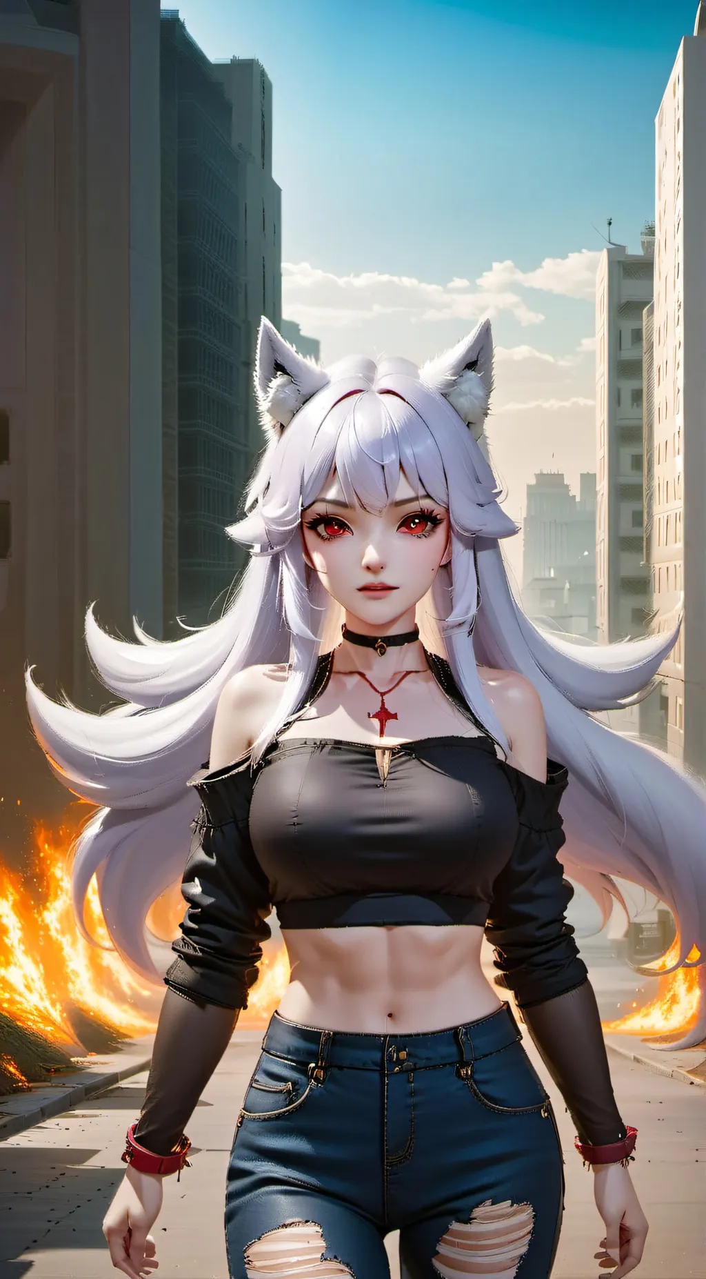 ai character: Loona  background