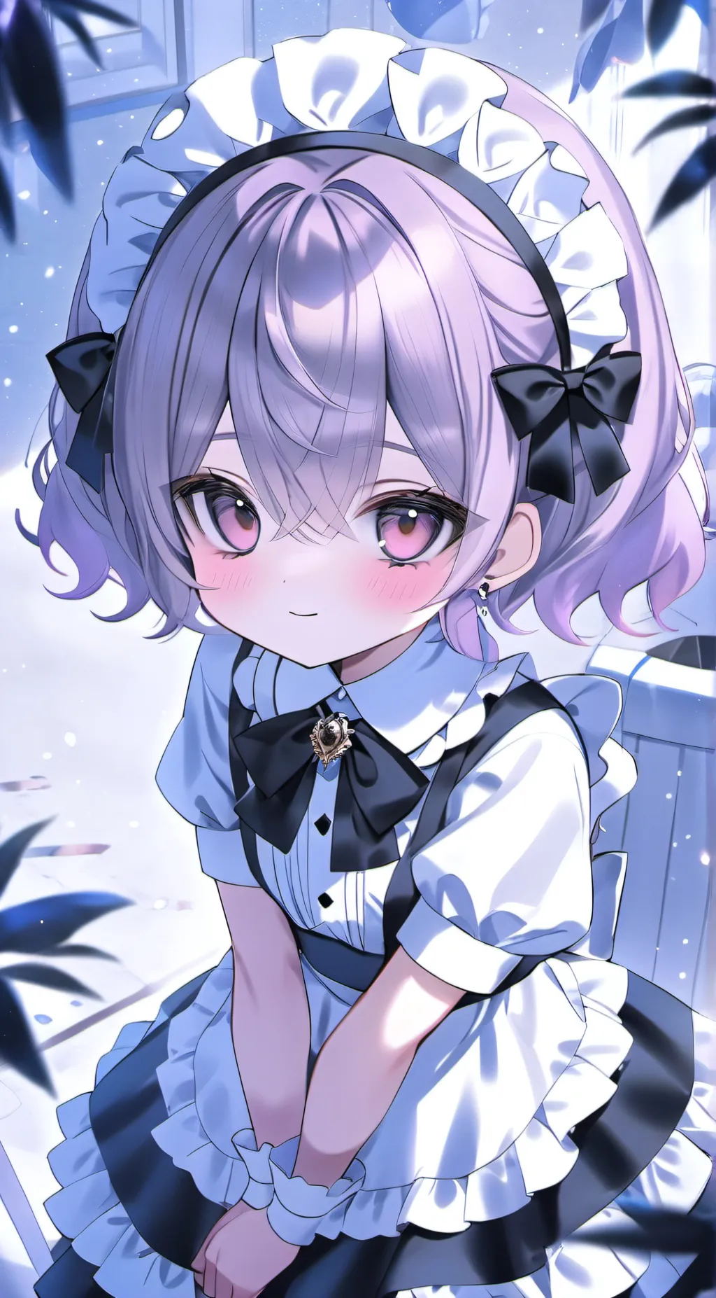 ai character: Lavender 🪻 background