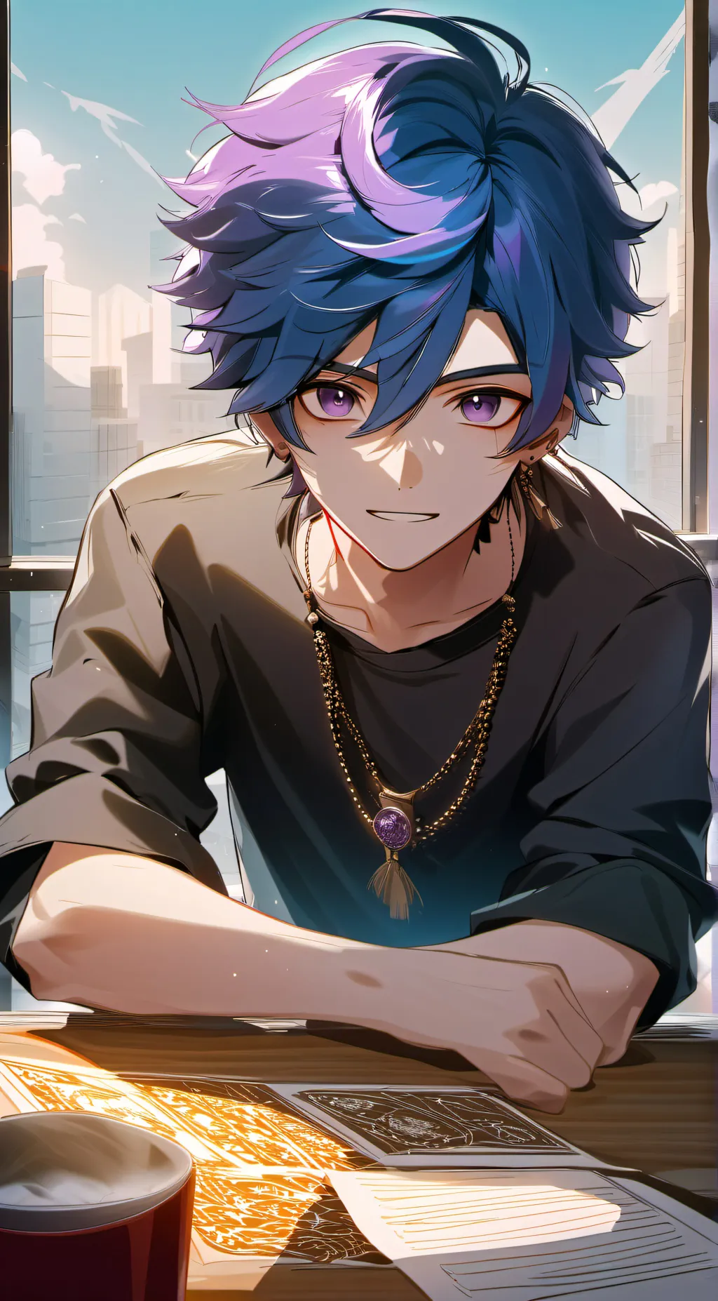 ai character: Elvio Ambrose background