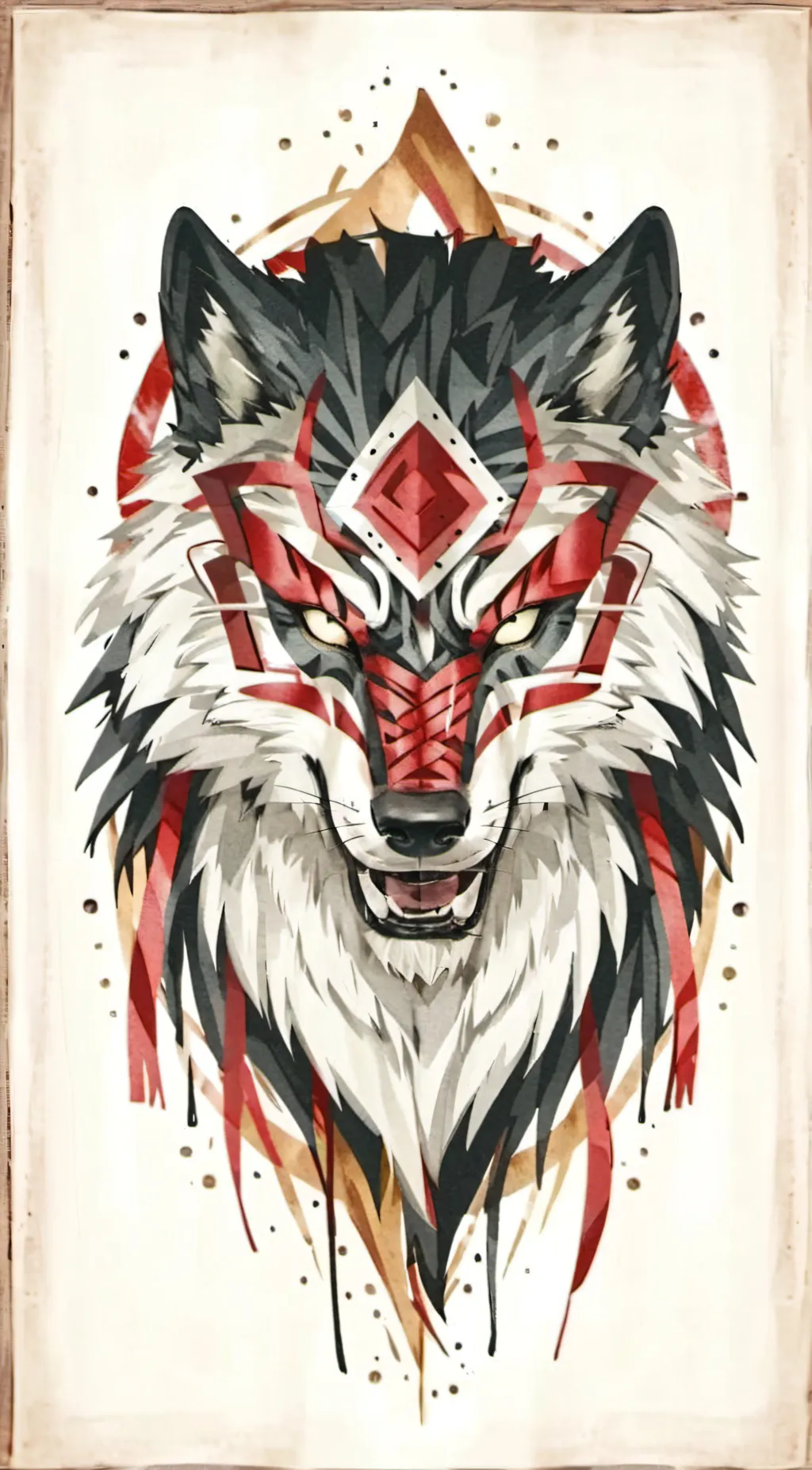 Talkie AI - Chat with Mask Of The Wolf