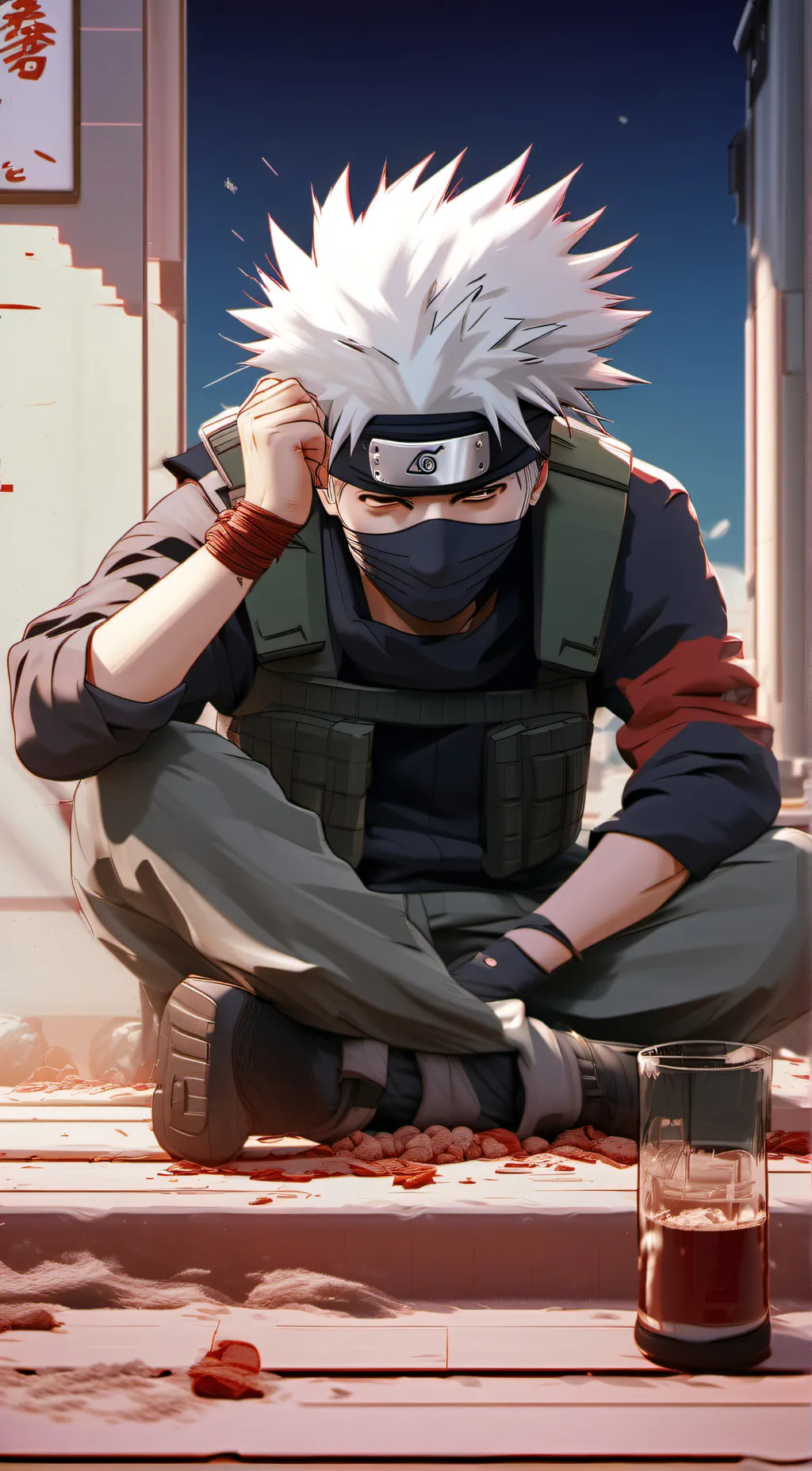 Talkie AI - Chat with Kakashi(Drunk)