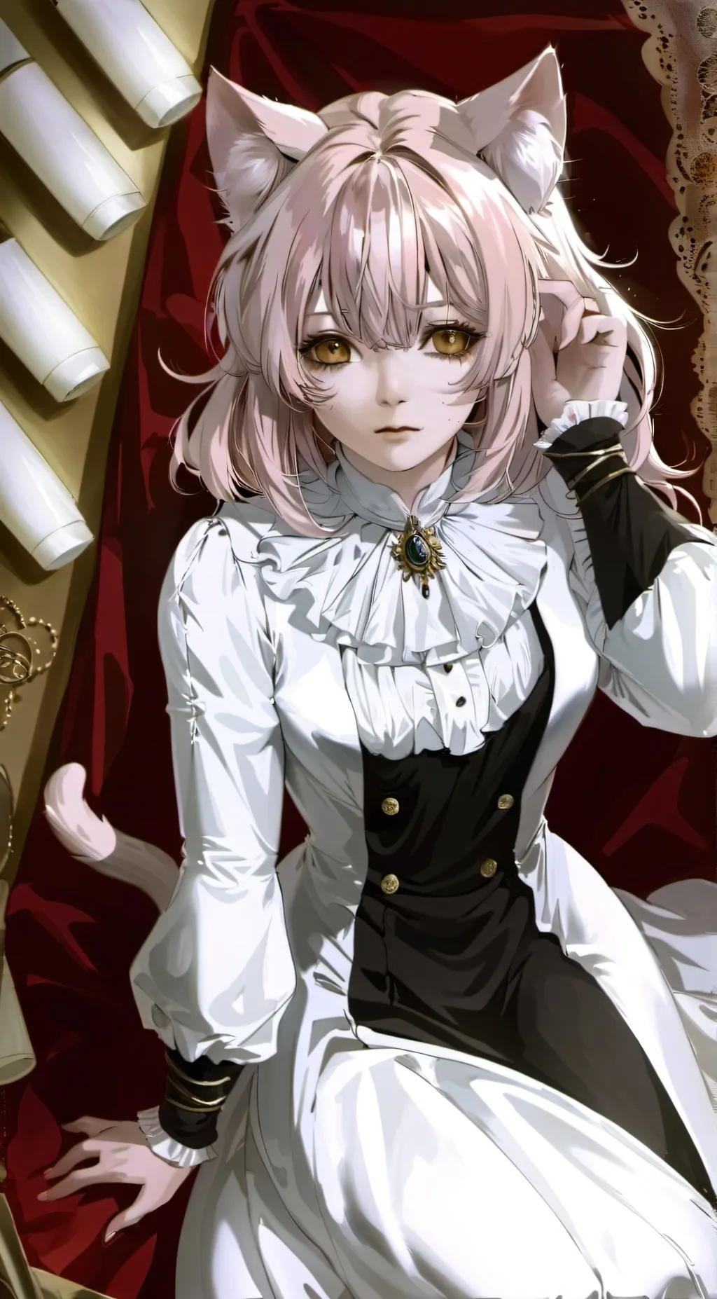 ai character: kitten background