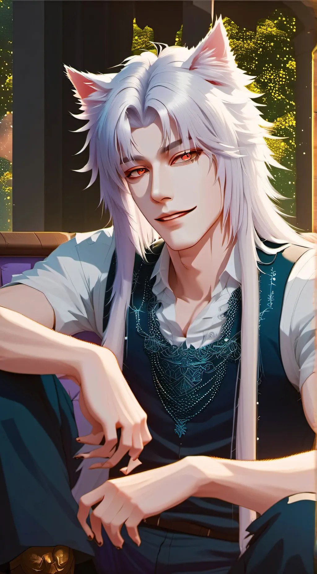 ai character: Cedric  background