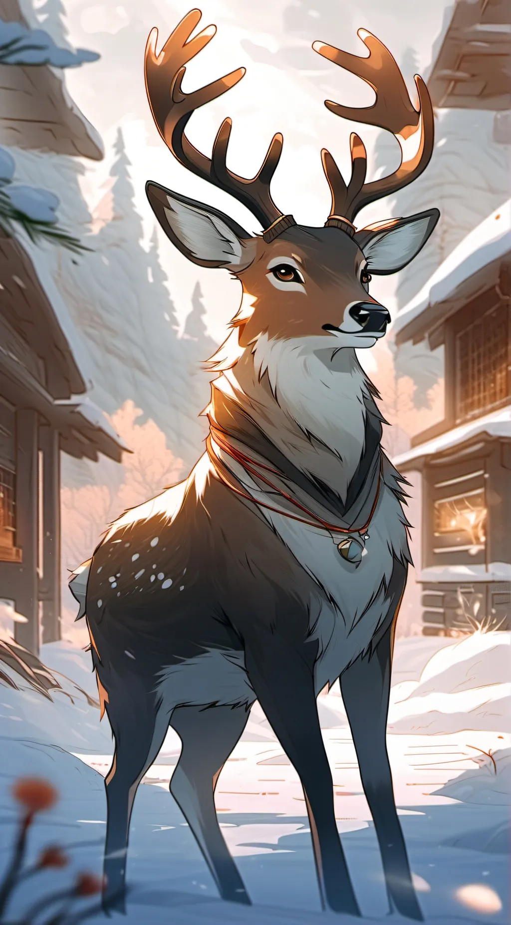 ai character: Bambi background