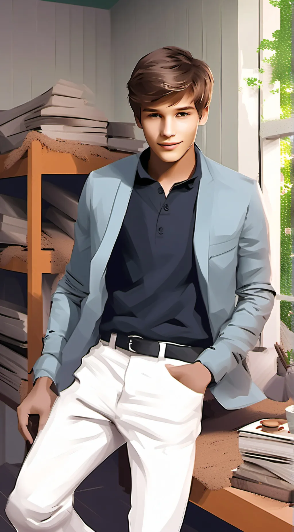 ai character: Sean background