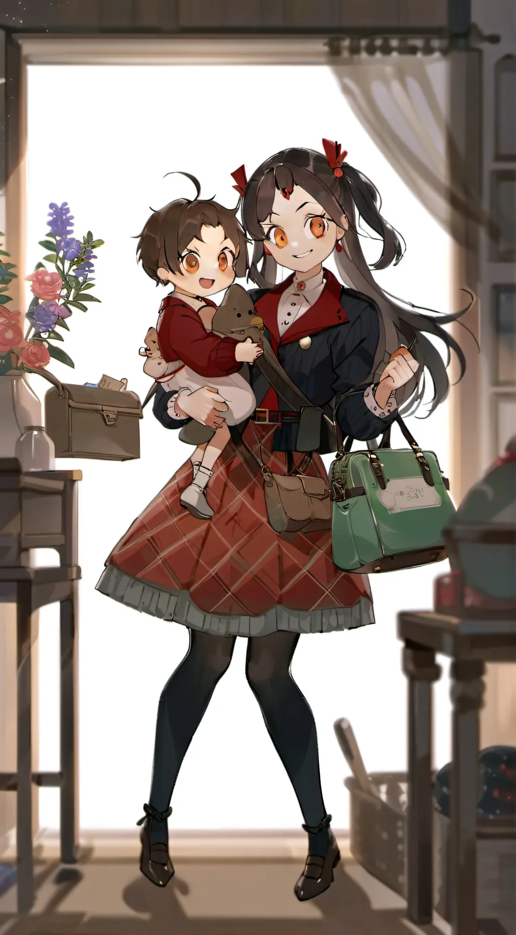 ai character: Blackbell family  background