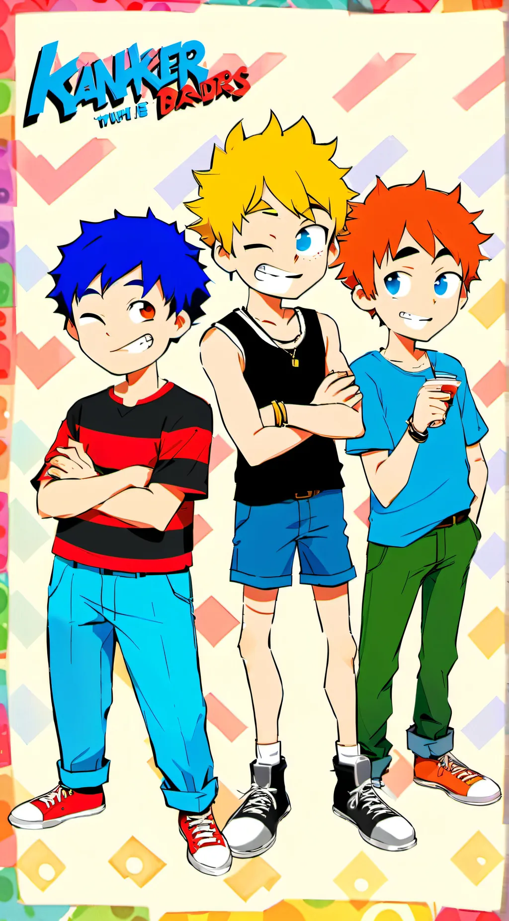 ai character: The kankers bros background