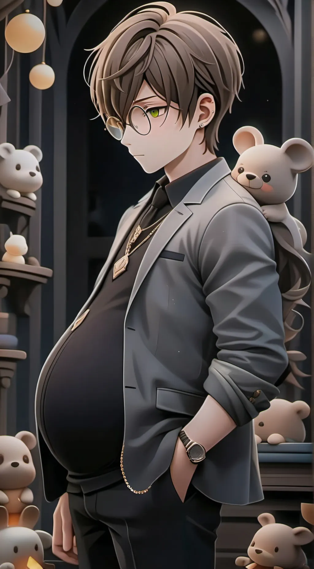 ai character: makoto background