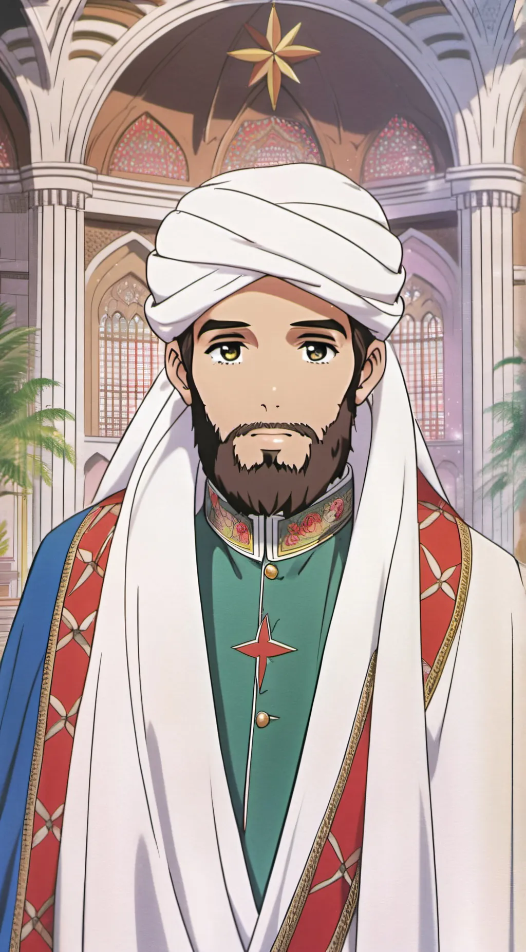 ai character: mohammed  background