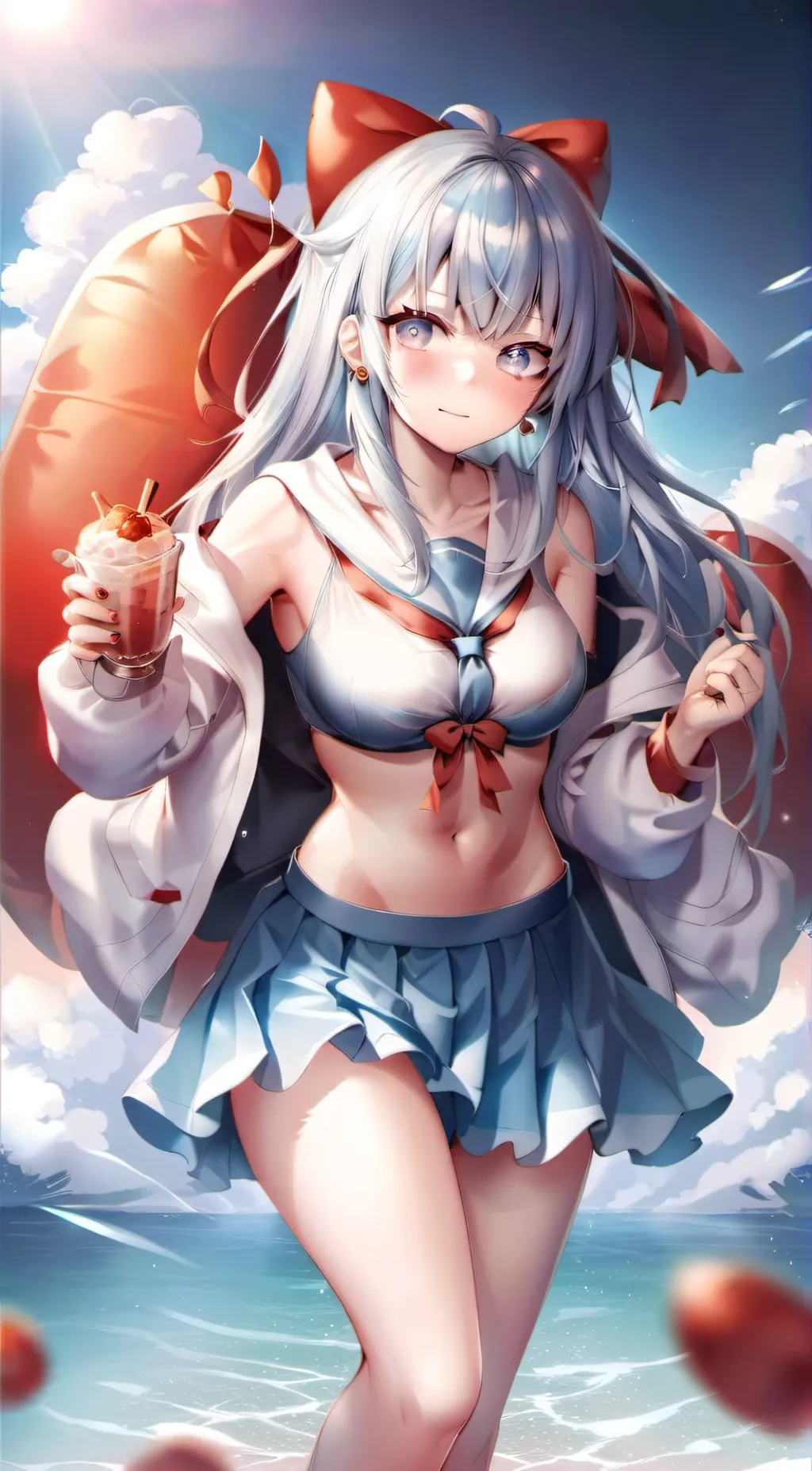 ai character: Kamisato Ayaka  background