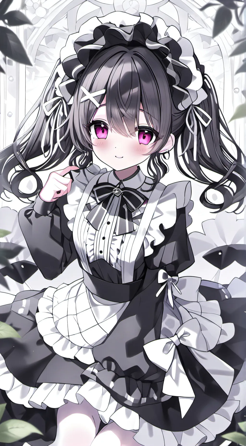 ai character: maid background