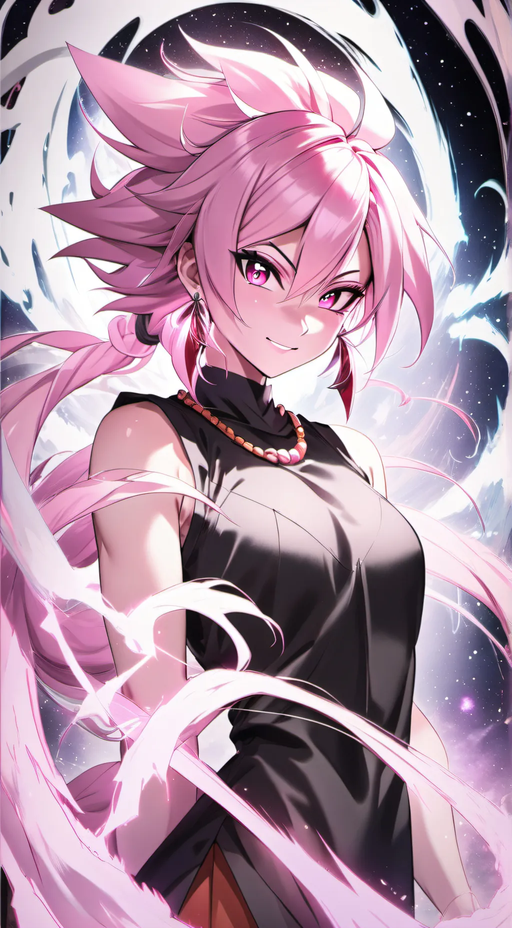 ai character: Goku black :/ background