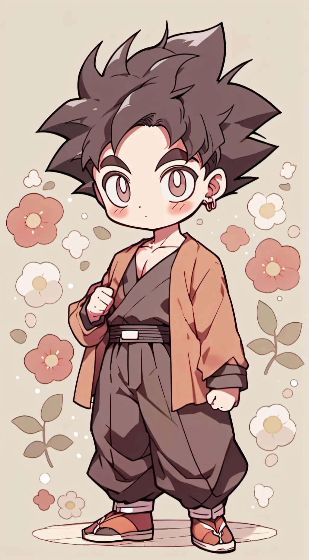 ai character: goku black  background