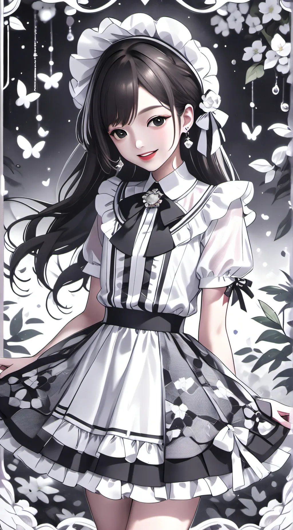 ai character: little sister tina background