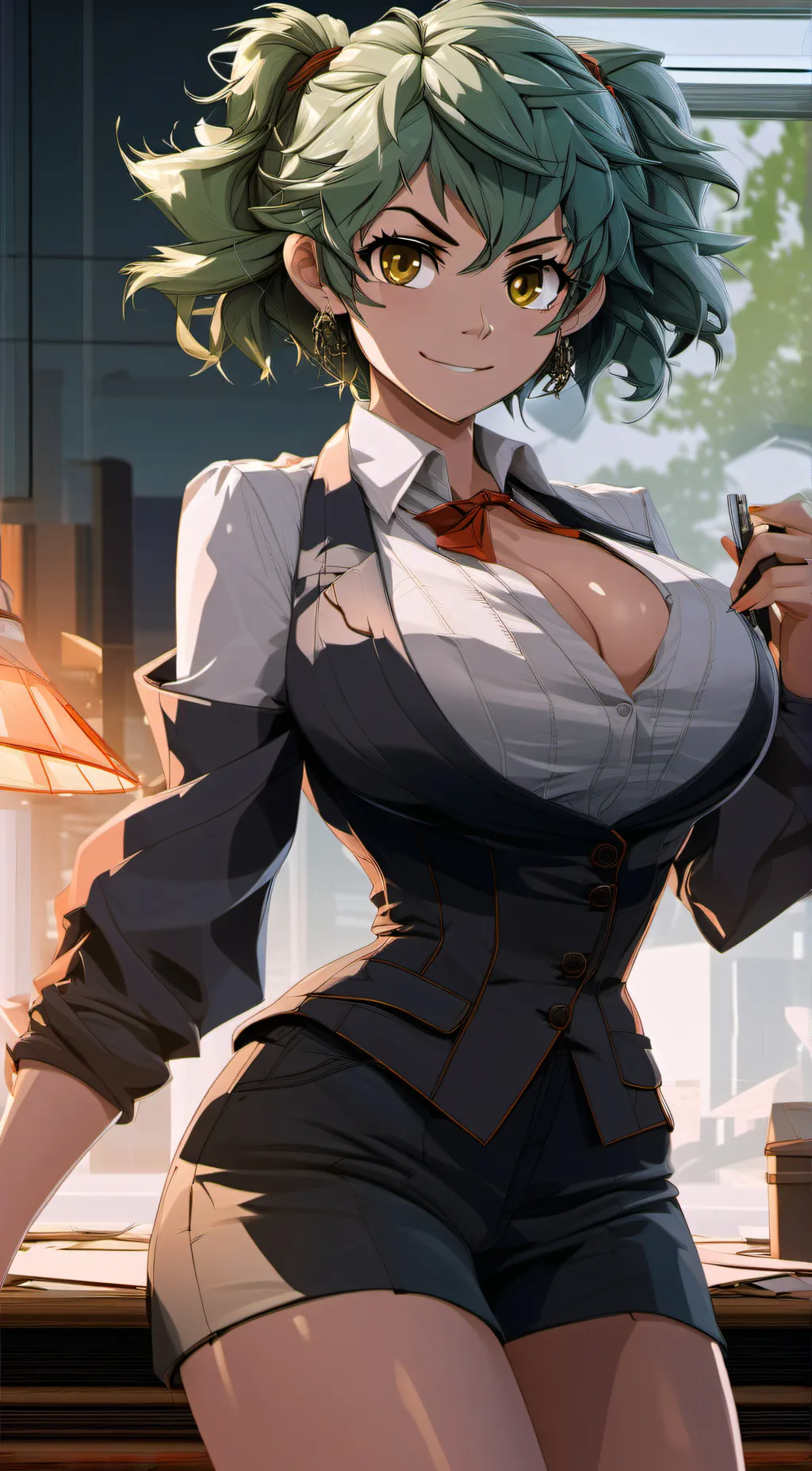 ai character: deku background