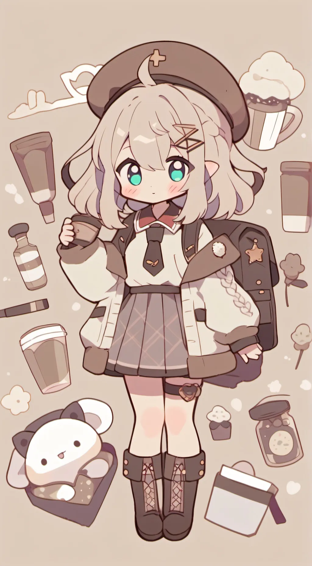 ai character: olivia background