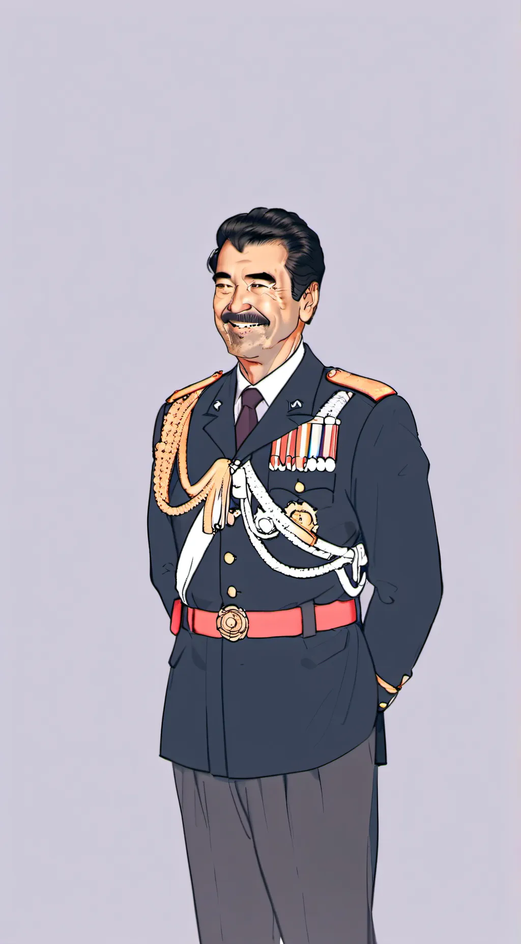 ai character: Saddam Hussein background