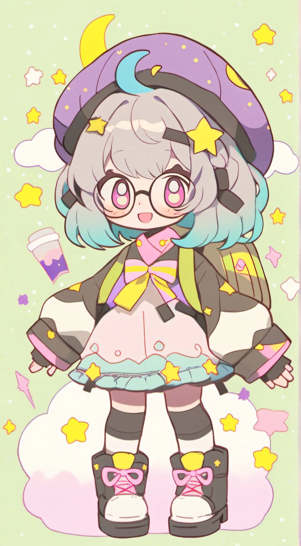 ai character: Mikono background