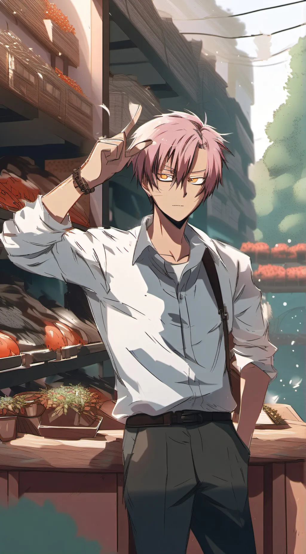 ai character: katsuki  background