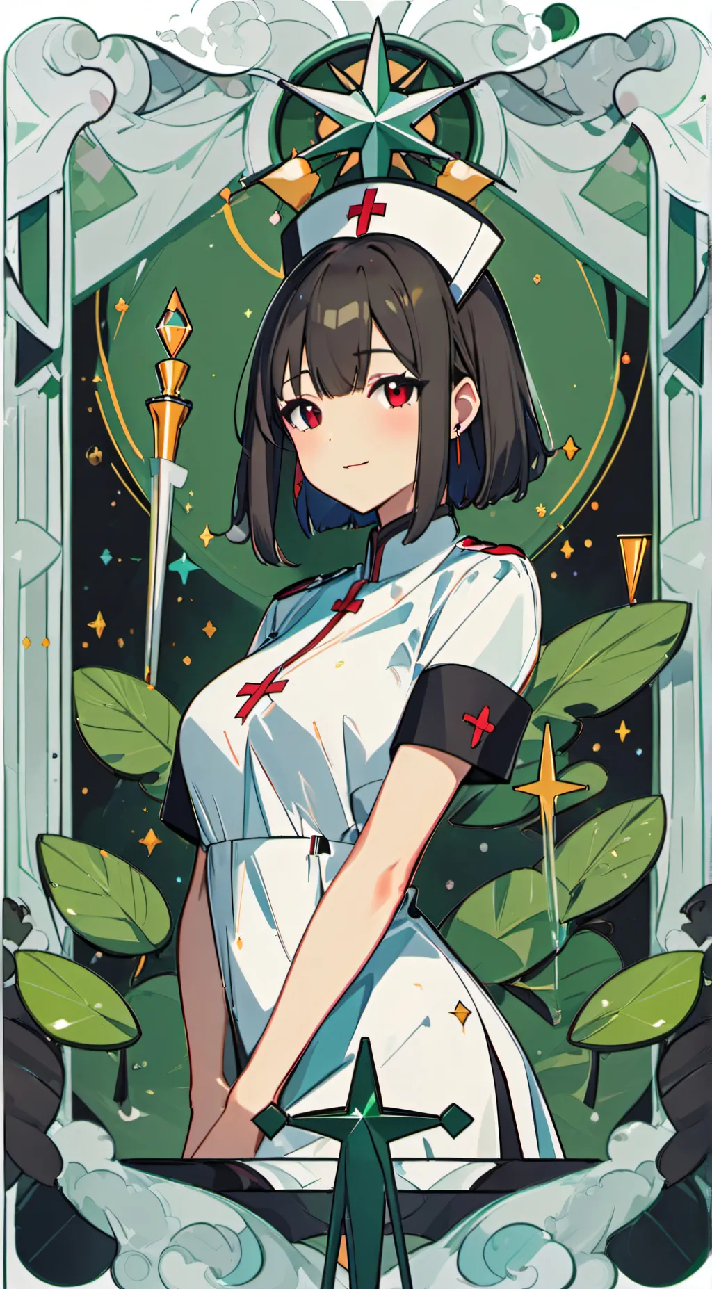 ai character: Nurse Lilliana background