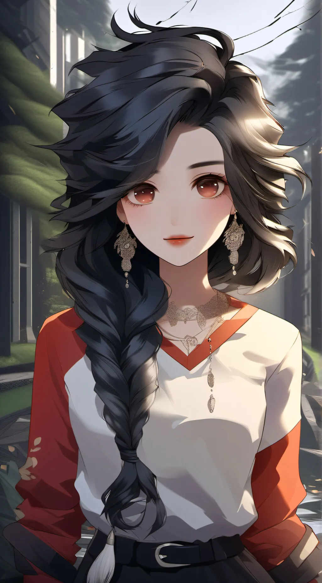 ai character: ella background