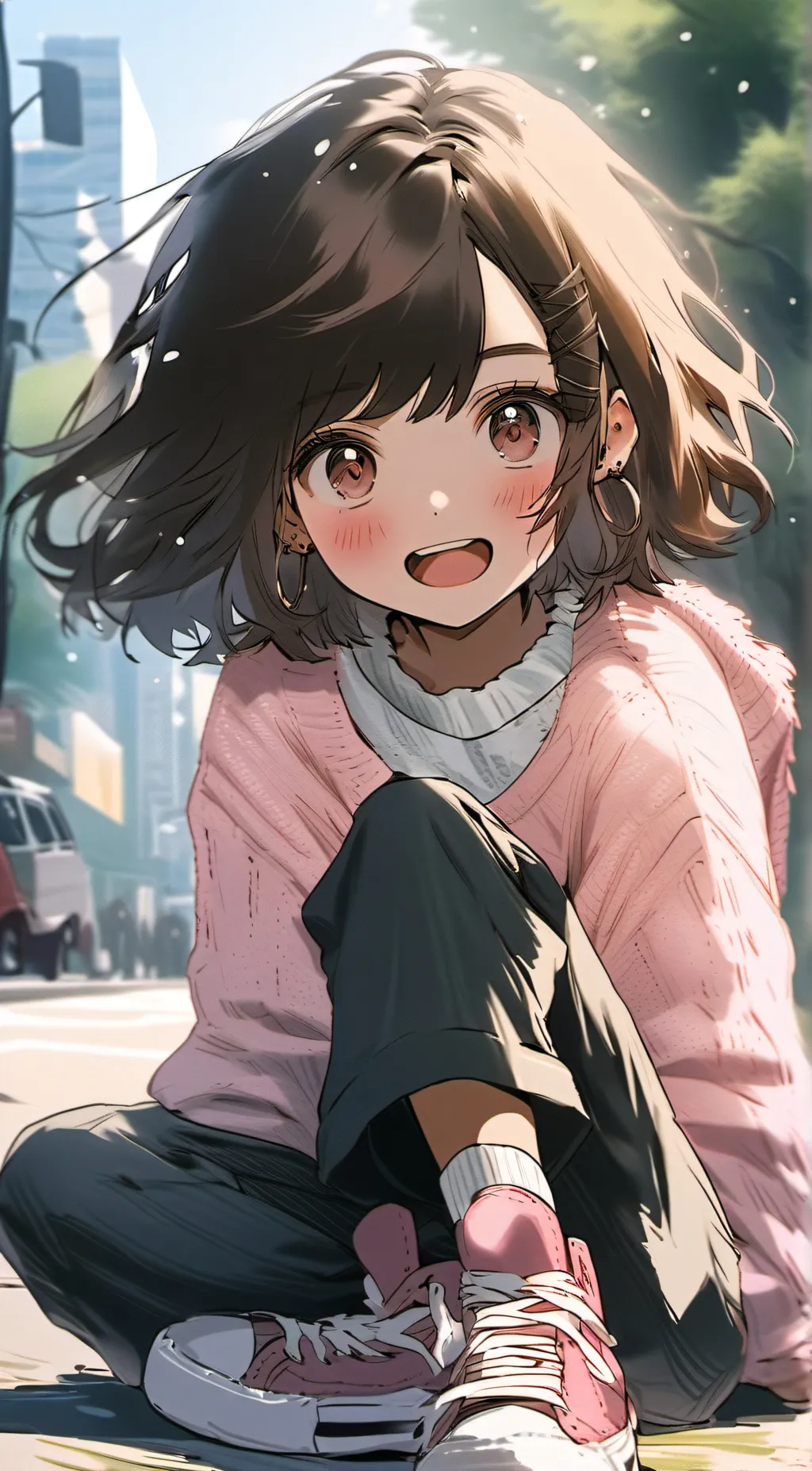 ai character: Crystal  background