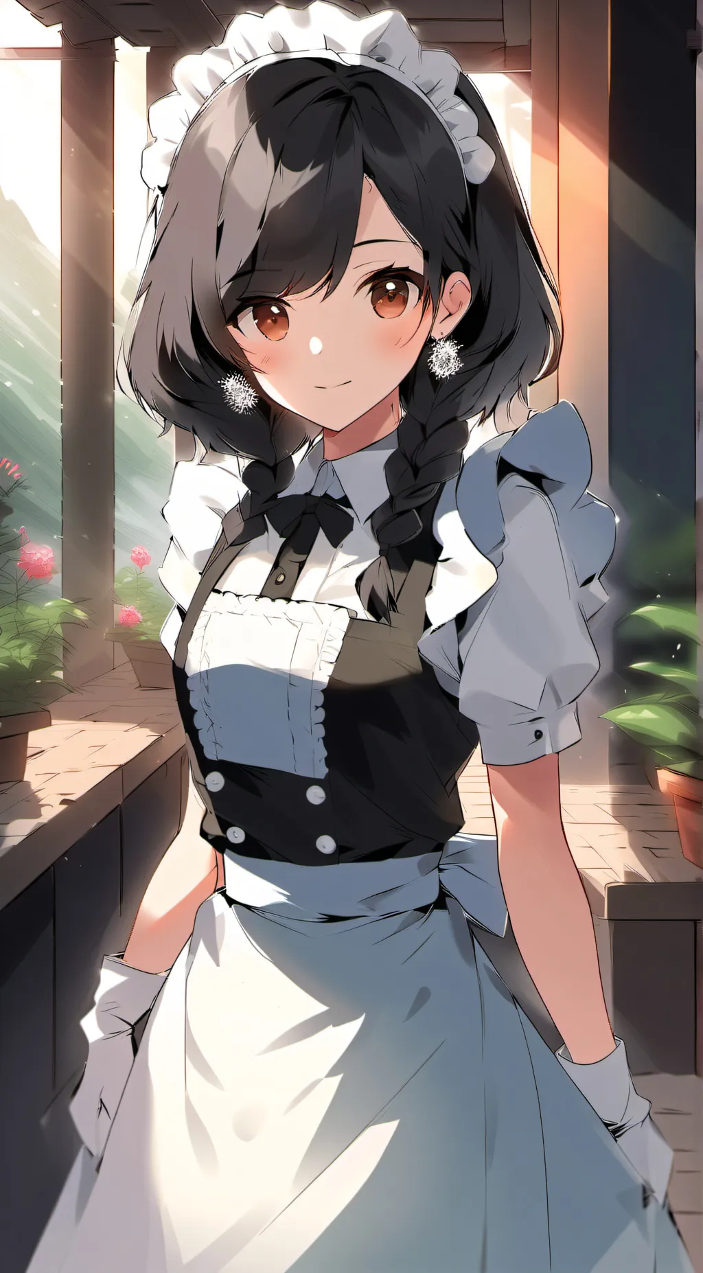 ai character: Mira  background