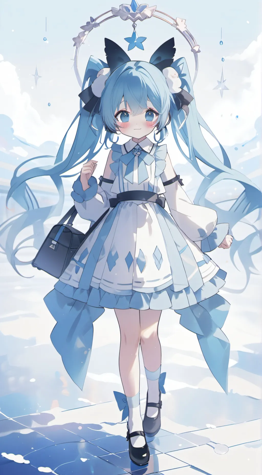 ai character: Miku background