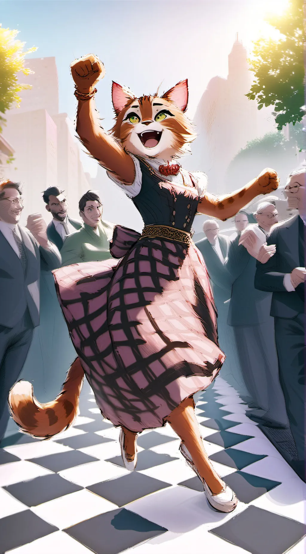 ai character: Mey The Funny Fool background