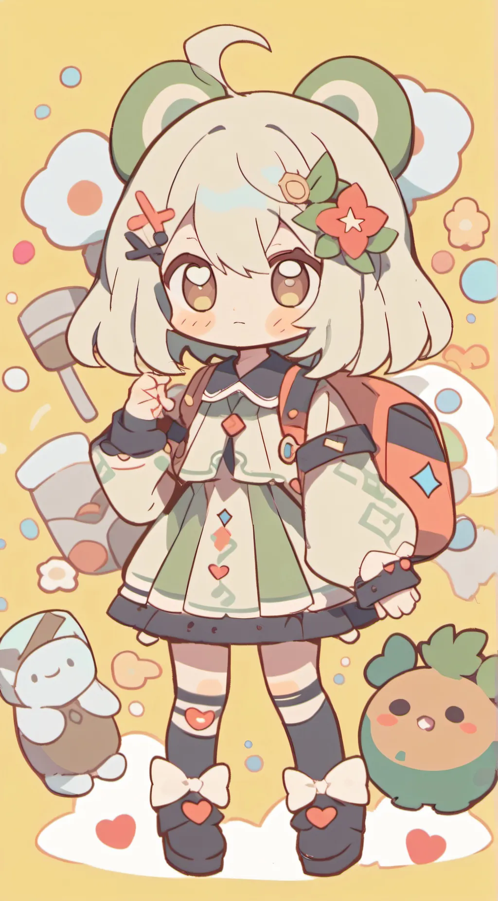 ai character: ella background