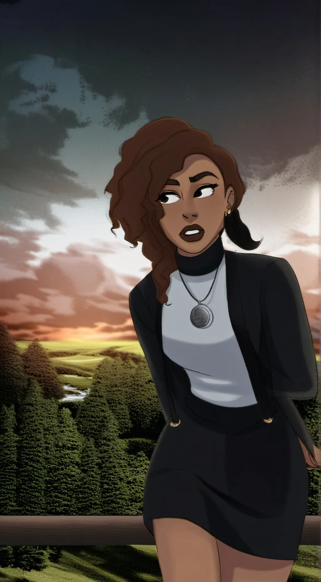 ai character: riley background