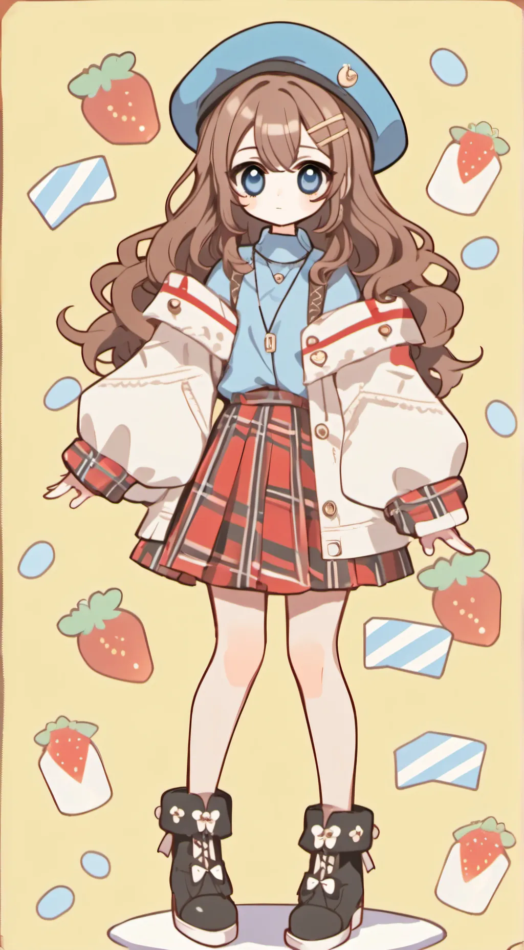 ai character: Yoyoberry background