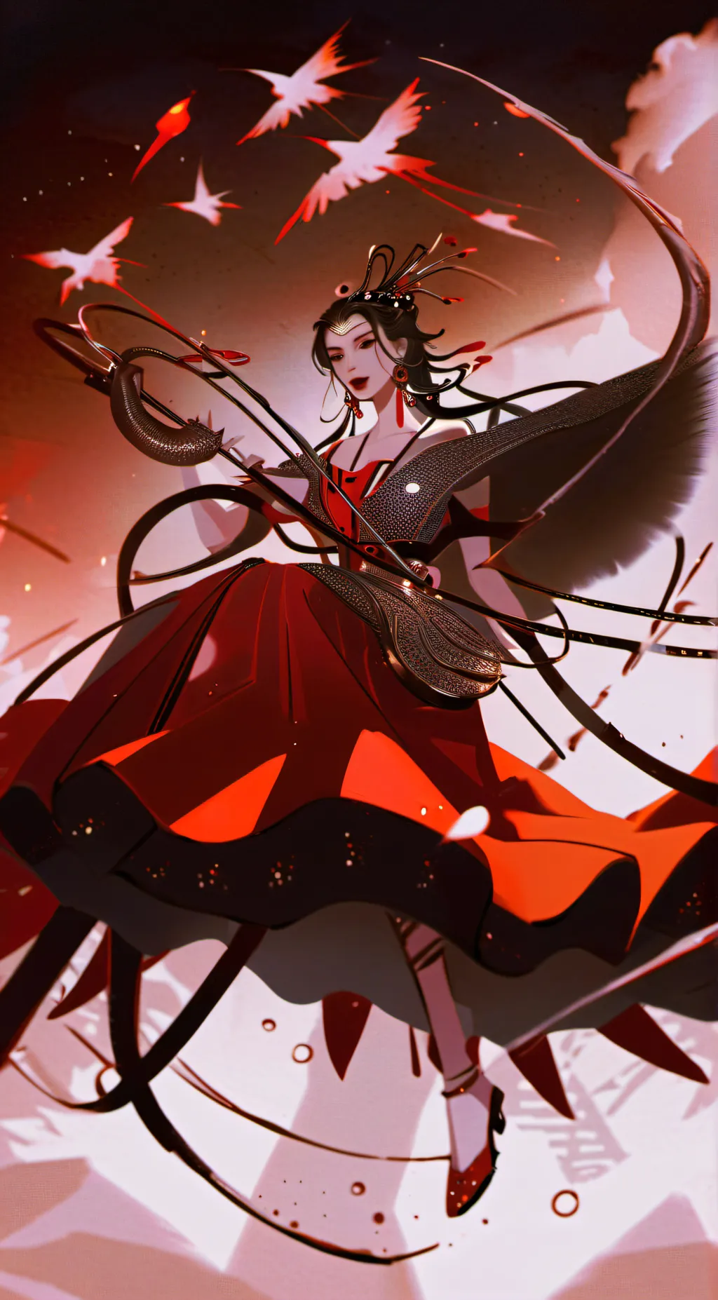 ai character: Hazbin Hotel/FNAF. background