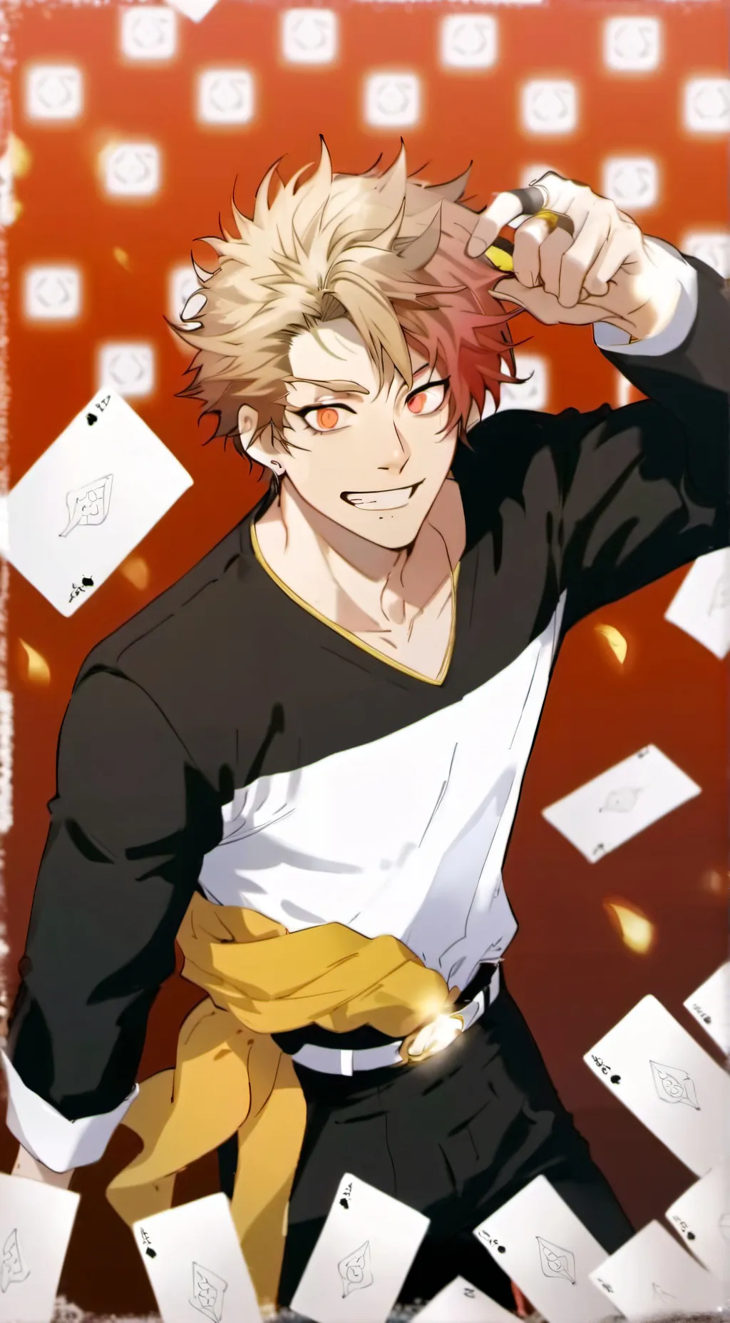 ai character: Katsuki,Grownup2.0 background