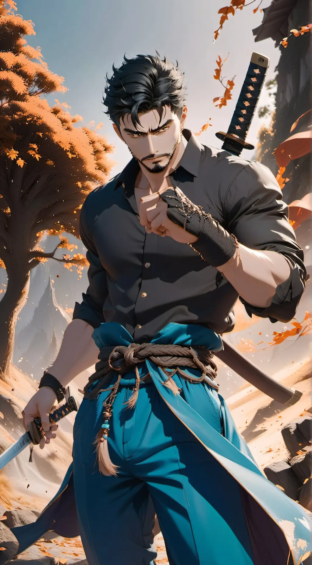 ai character: Shisu (swordsman) background