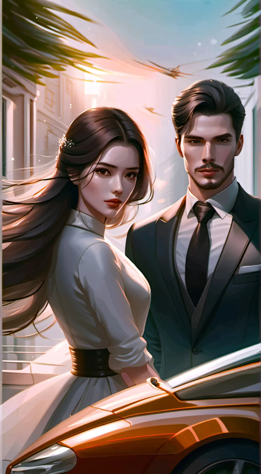 ai character: Amber Rose  background