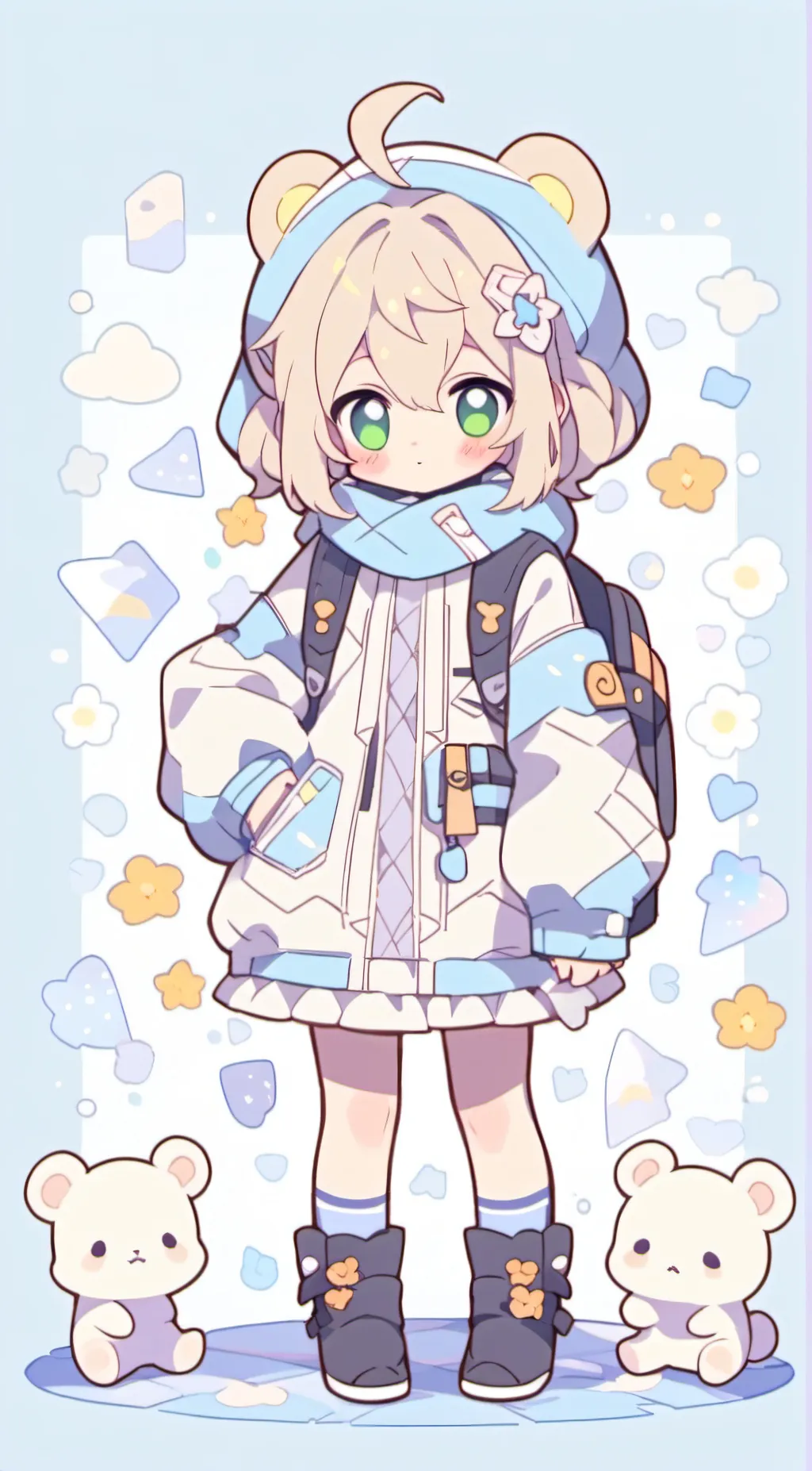 ai character: FOCUS background