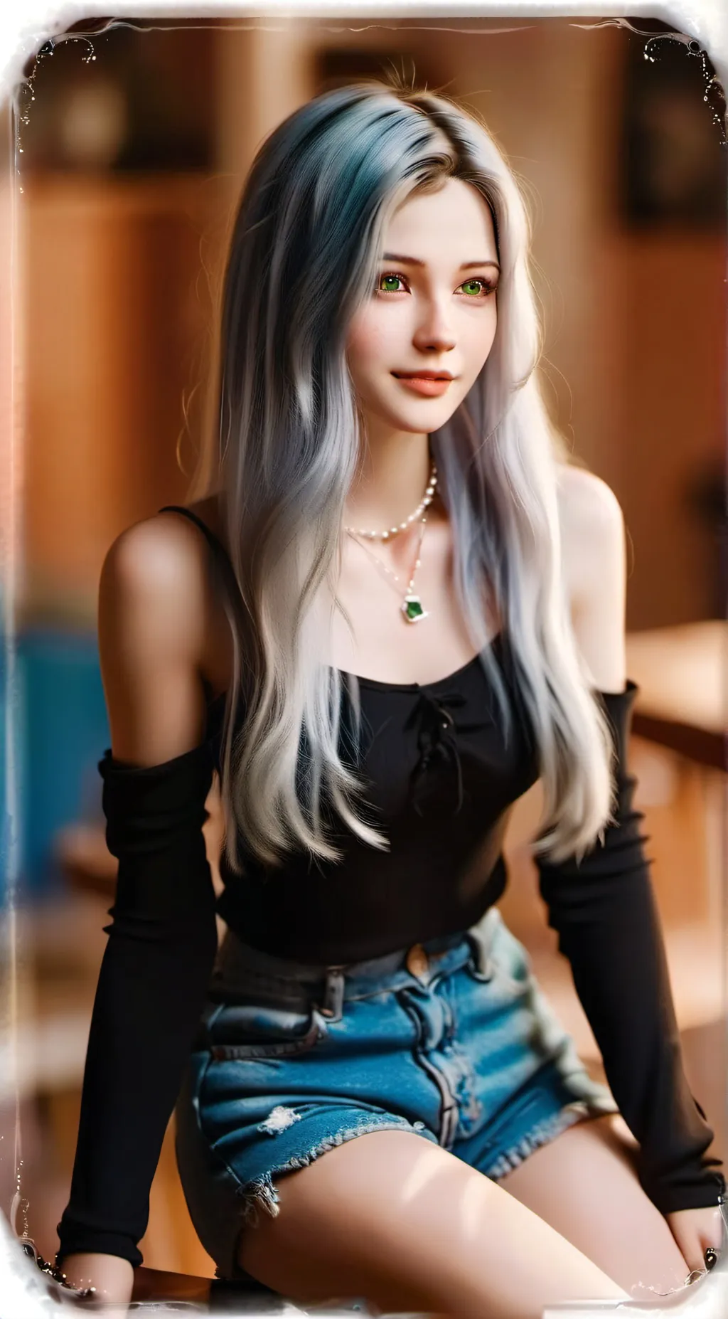 ai character: Evelyn background