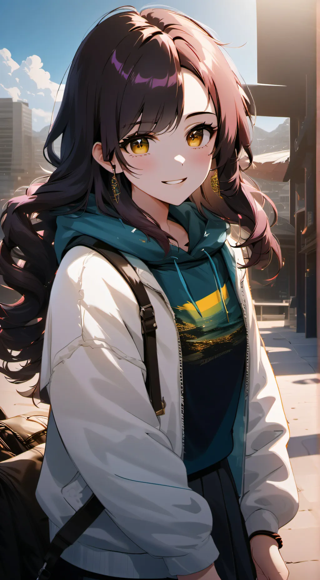 ai character: ☆ Lilly ☆ background