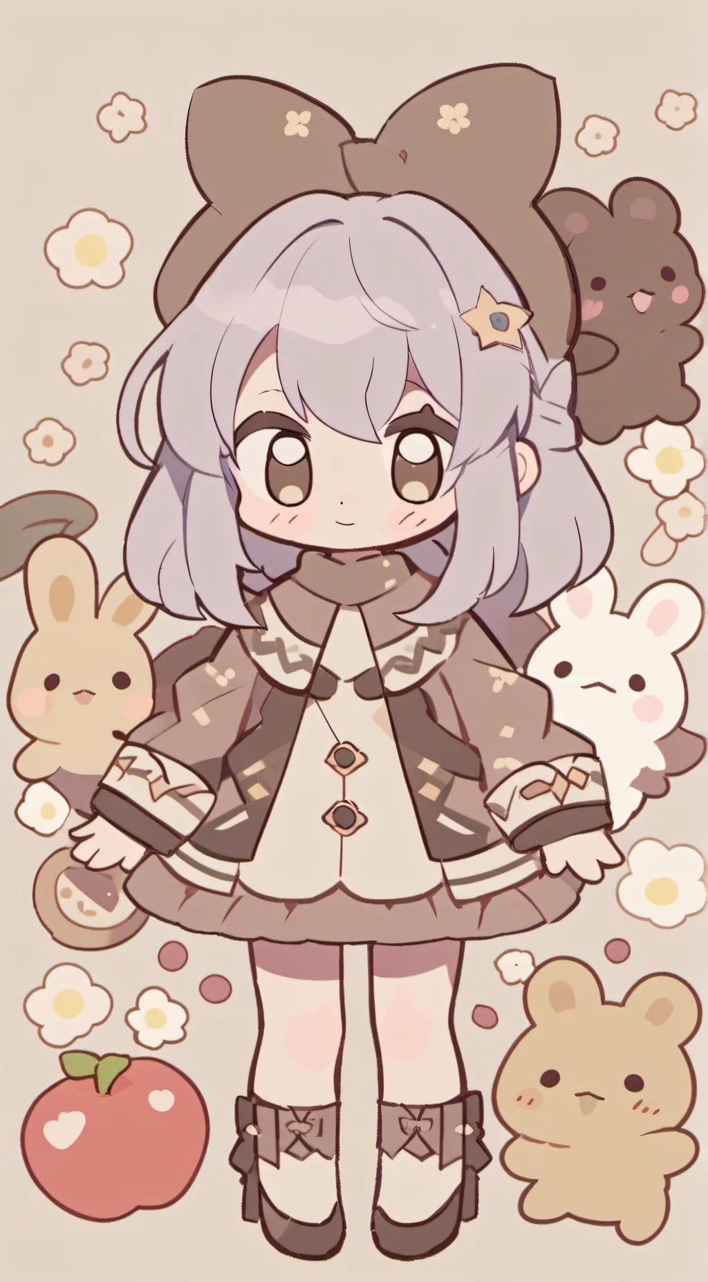 ai character: Star ⭐️  background