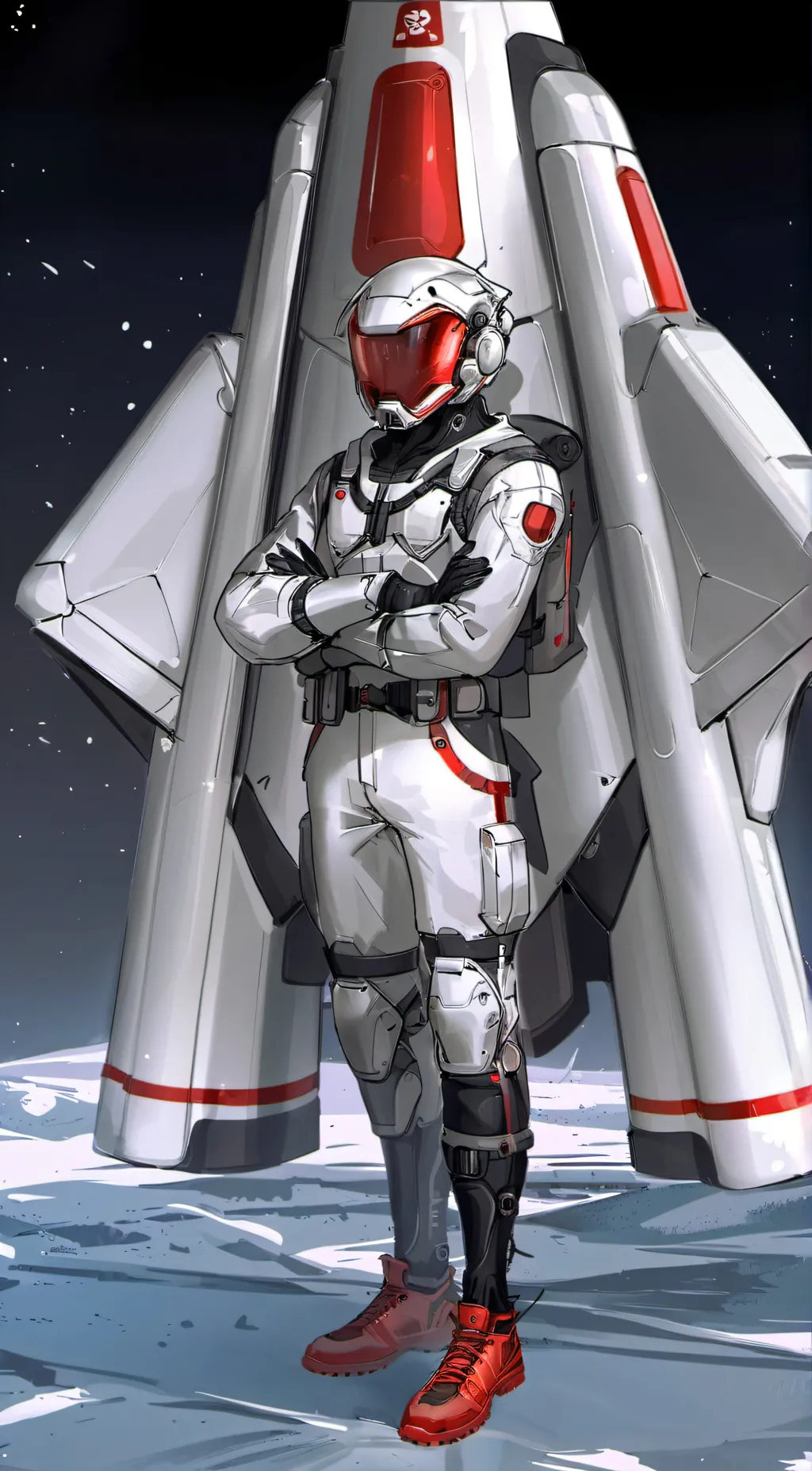 ai character: Red\zack background