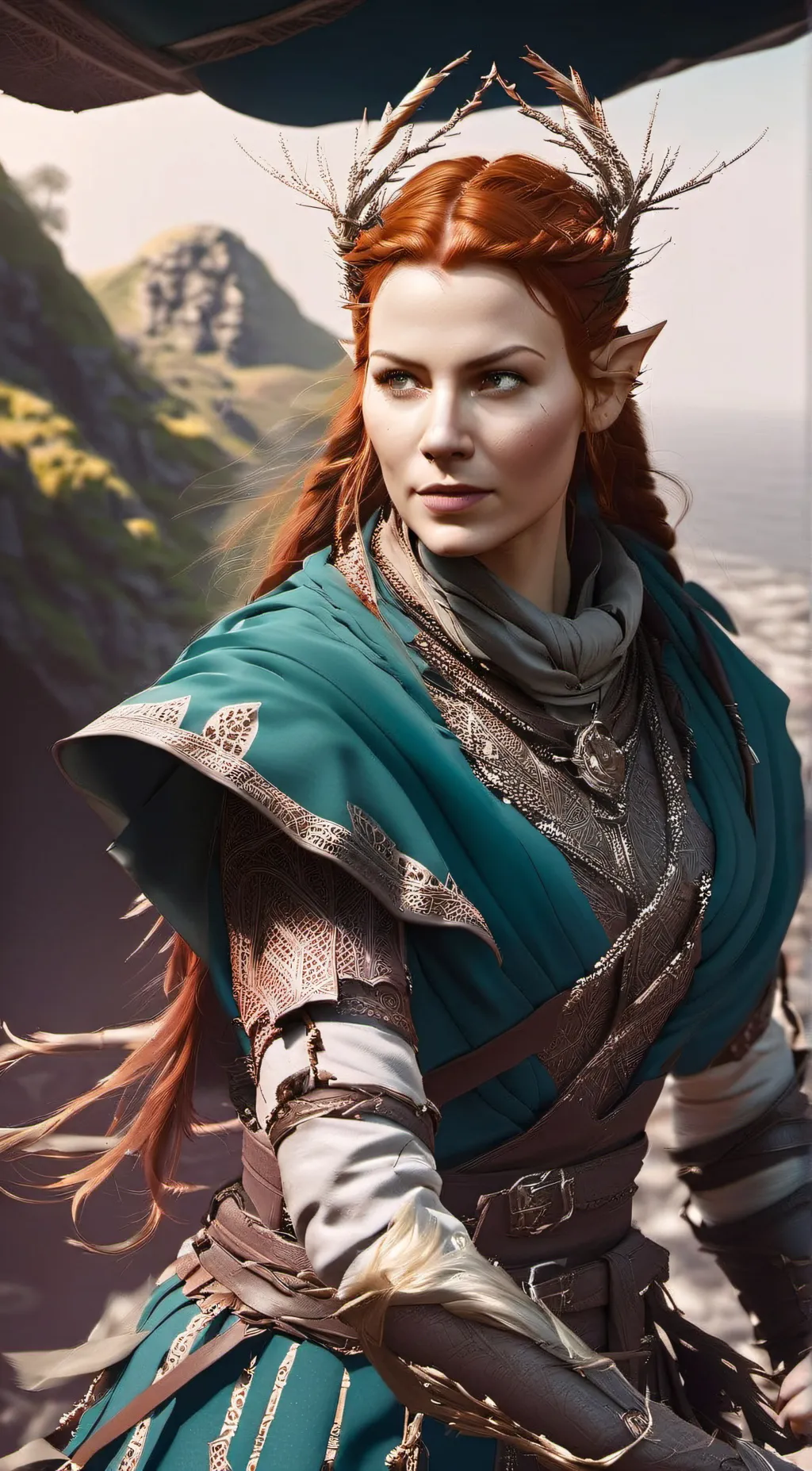 ai character: Naira  background