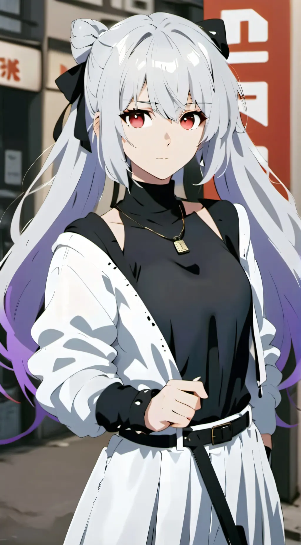 ai character: Yoriko Ayanami background