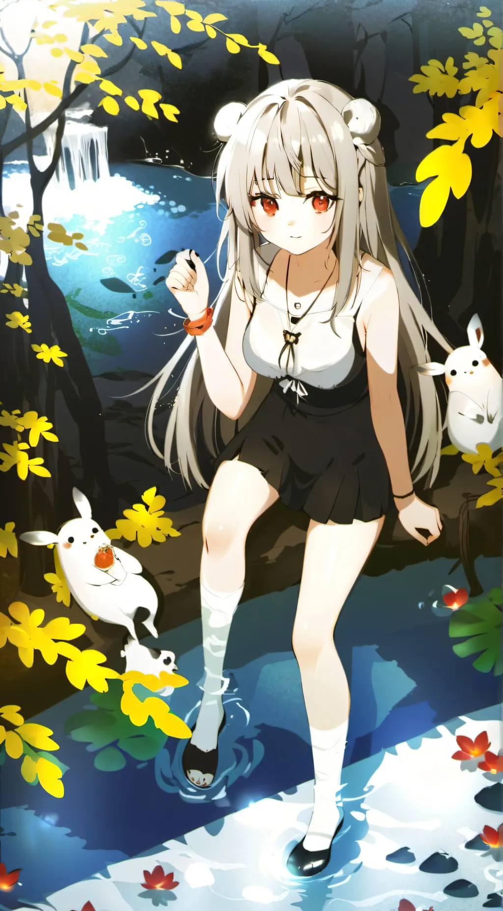 ai character: Komono background