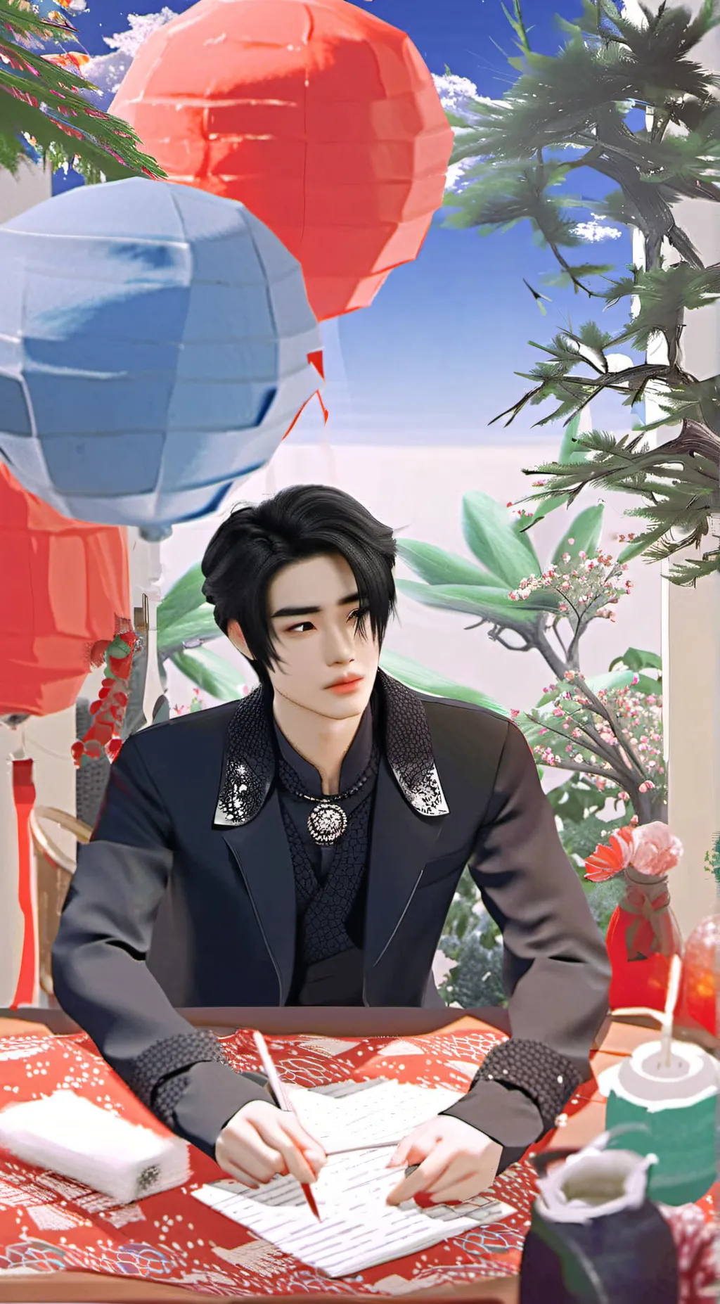 ai character: Jayden Gianfranco  background